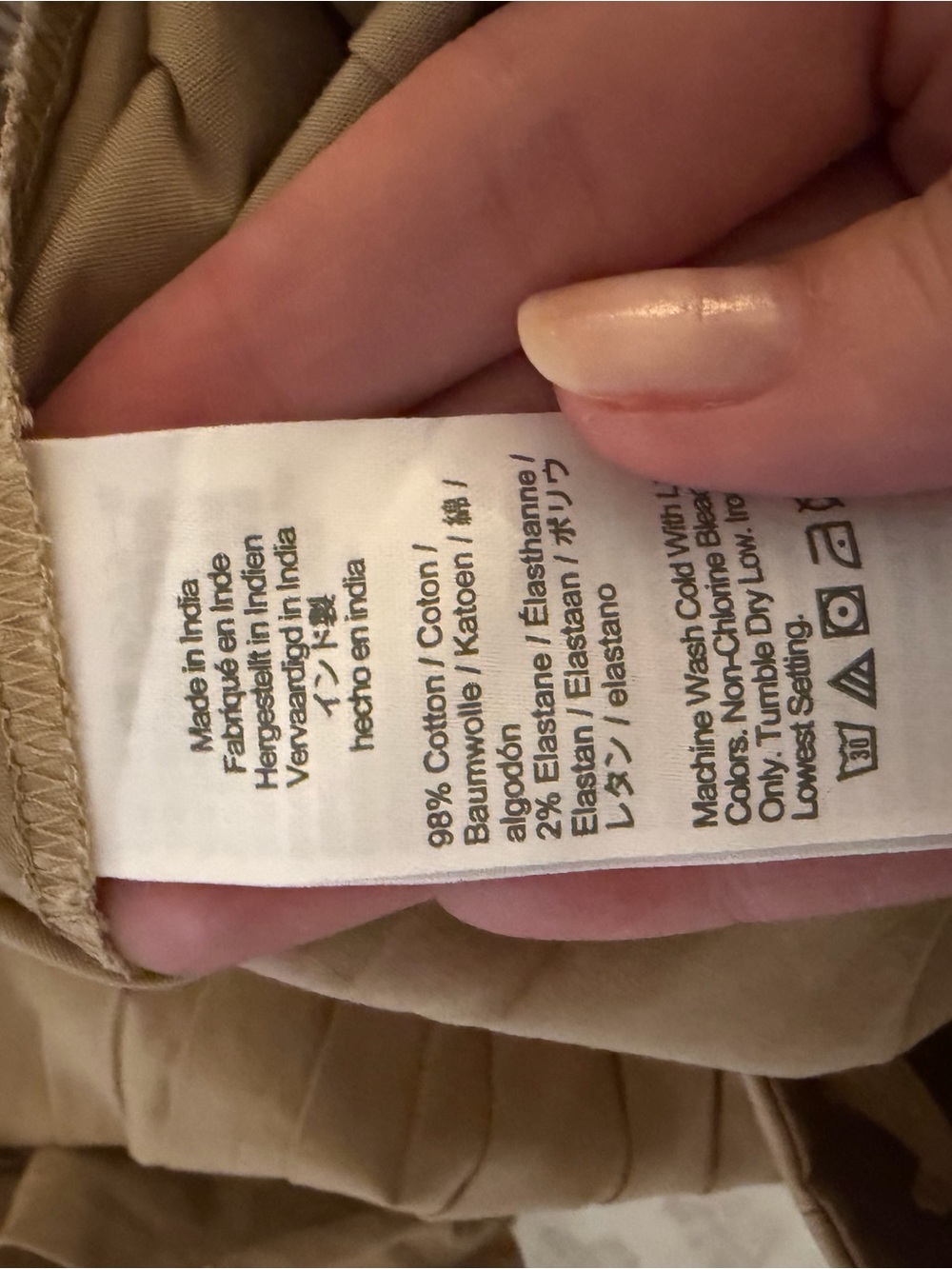 J. Crew Beige Button-Front Midi Skirt - Picture 10 of 10